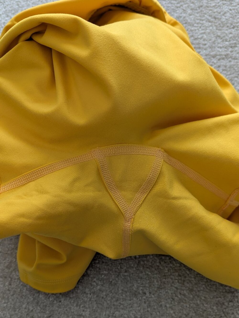 Girlfriend Collective Yellow Bianca One Shoulder Dress (NWOT) - Picture 7 of 7